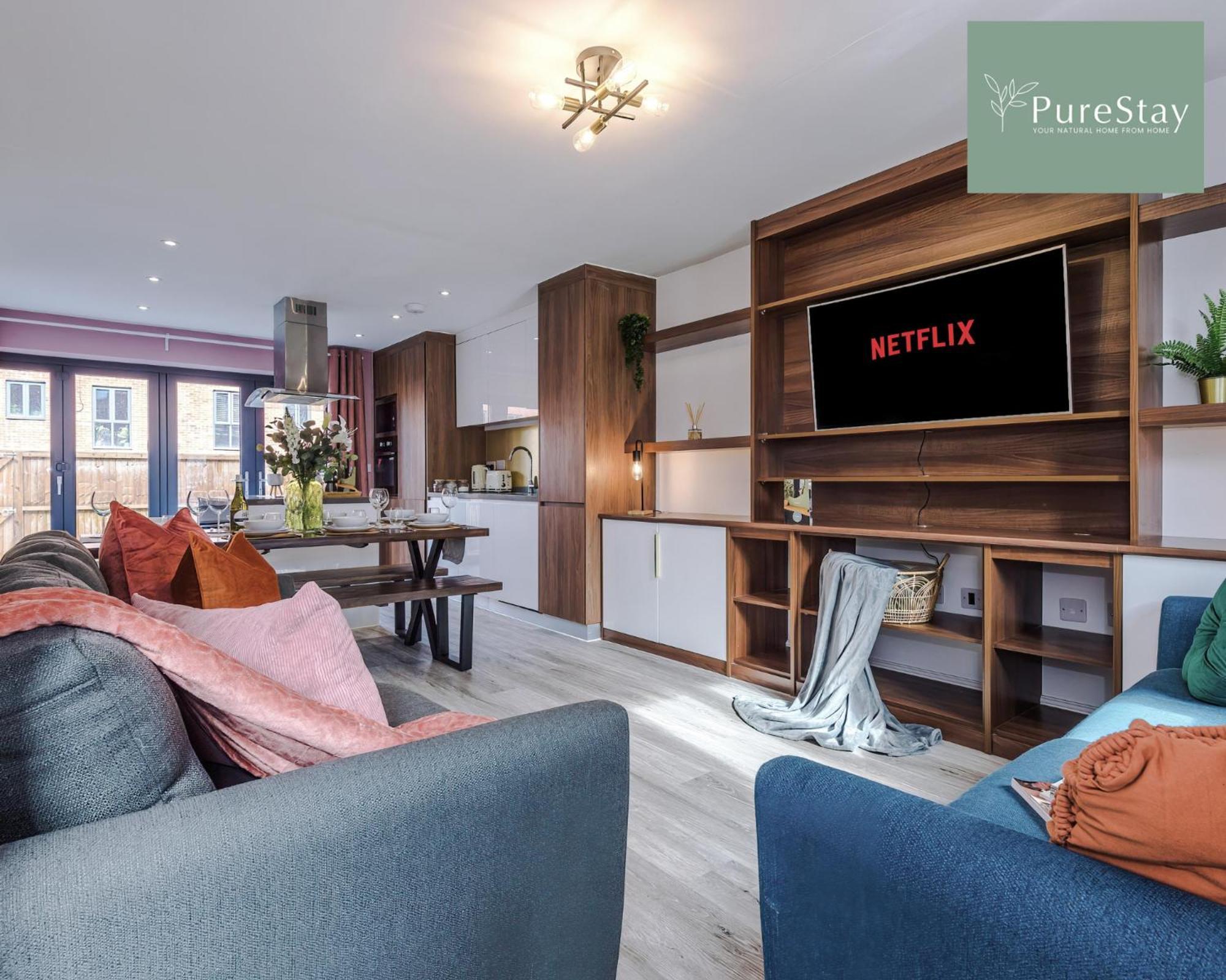 Stunning Five Bedroom Manchester House With Free Parking By Purestay Short Lets & Serviced Accommodation Dış mekan fotoğraf