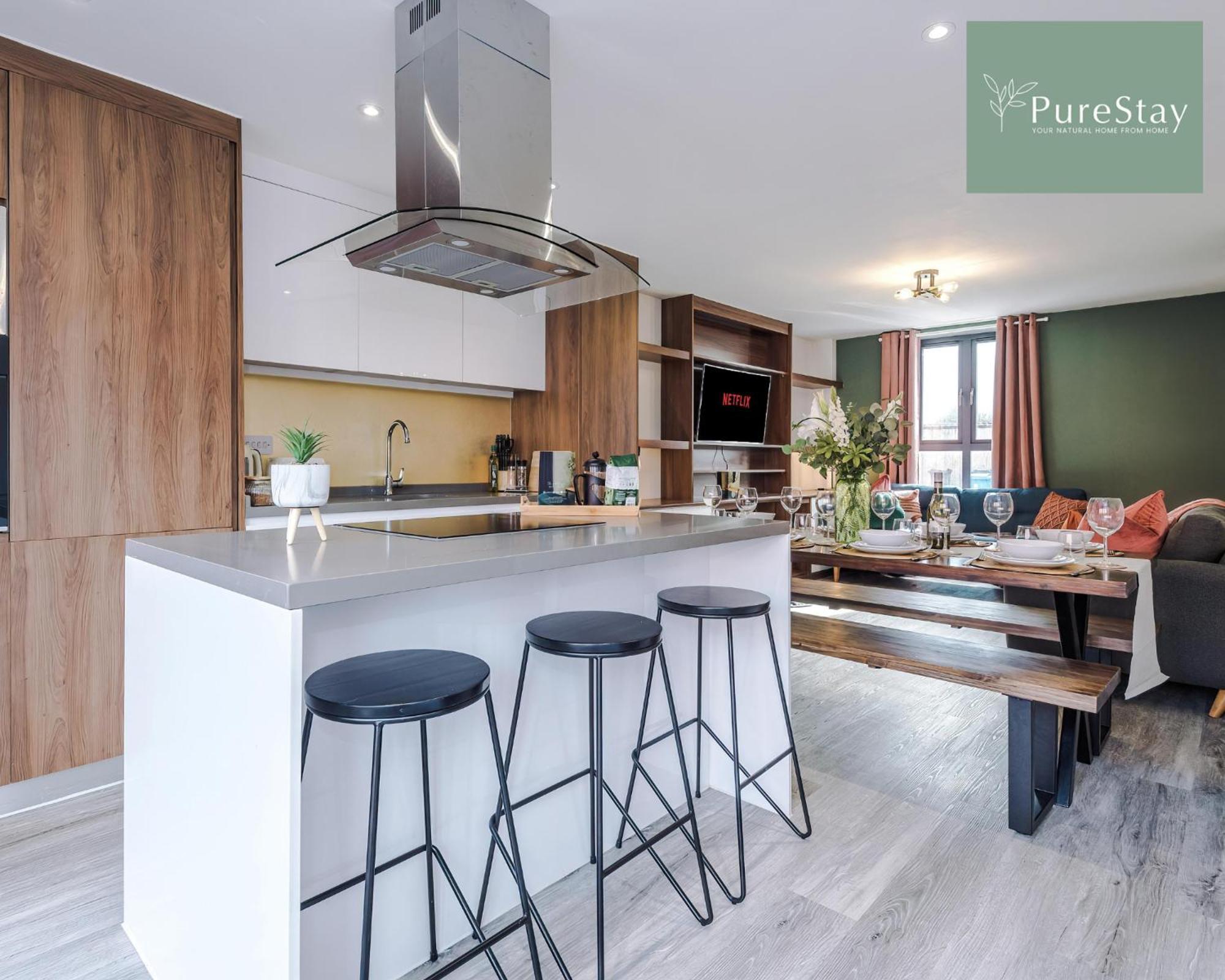 Stunning Five Bedroom Manchester House With Free Parking By Purestay Short Lets & Serviced Accommodation Dış mekan fotoğraf